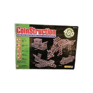 Vintage 1997 CoinStruction 400 Piece Complete Kit by Educational Insights 6+ Fun
